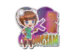 Buy CS2 sticker Sticker | Cheongsam (Holo) skin