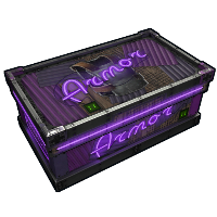 Buy Rust large wooden box Neon Armor Storage skin