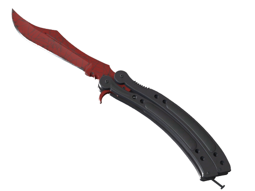 Buy CS2 knife ★ StatTrak™ Butterfly Knife | Crimson Web (Minimal Wear) skin