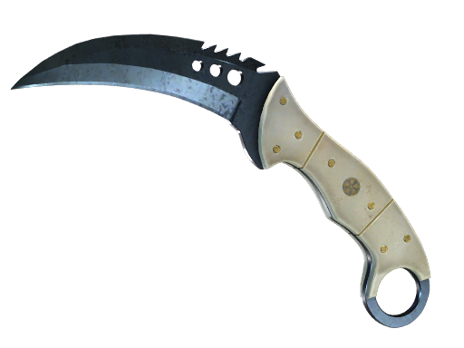 Buy CS2 knife ★ StatTrak™ Talon Knife | Blue Steel (Factory New) skin