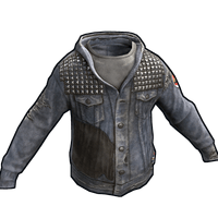 Buy Rust clothing Denim Studded Hoodie skin