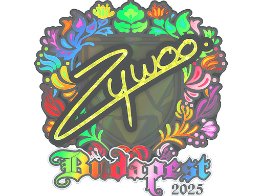 Buy CS2 sticker Sticker | ZywOo (Holo) | Budapest 2025 skin