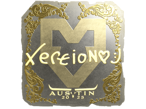 Buy CS2 sticker Sticker | xertioN (Gold) | Austin 2025 skin