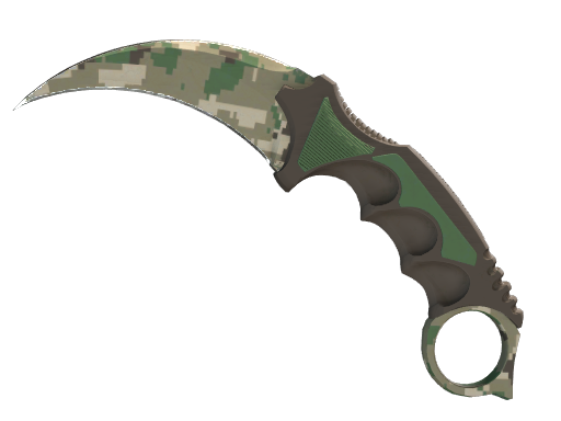 Buy CS2 knife ★ StatTrak™ Karambit | Forest DDPAT (Minimal Wear) skin