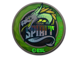 Buy CS2 sticker Sticker | Team Spirit (Holo) | Katowice 2019 skin