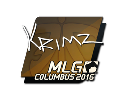 Buy CS2 sticker Sticker | KRIMZ | MLG Columbus 2016 skin