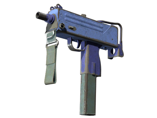 Buy CS2 smg Souvenir MAC-10 | Indigo (Battle-Scarred) skin