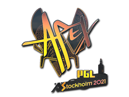 Buy CS2 sticker Sticker | apEX (Holo) | Stockholm 2021 skin
