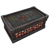 Buy Rust large wooden box Skull Sarcophagus skin