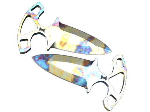 Buy CS2 knife ★ StatTrak™ Shadow Daggers | Case Hardened (Well-Worn) skin