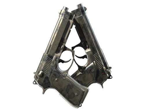 Buy CS2 pistol Dual Berettas | Stained (Battle-Scarred) skin