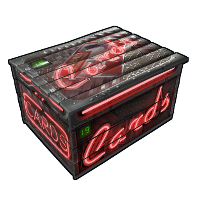 Buy Rust wooden box Neon Storage Small Cards skin