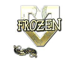 Buy CS2 sticker Sticker | frozen (Gold) | Paris 2023 skin