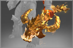 Buy Dota 2 wearable Golden Draca Maw skin