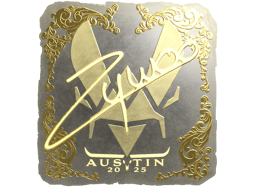 Buy CS2 sticker Sticker | ZywOo (Gold) | Austin 2025 skin