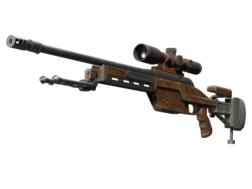 Buy CS2 sniper rifle SSG 08 | Orange Filigree (Field-Tested) skin
