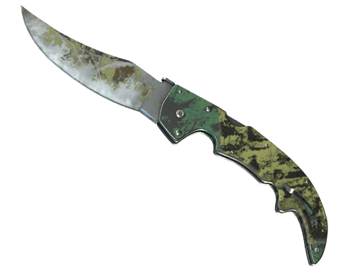 Buy CS2 knife ★ StatTrak™ Falchion Knife | Boreal Forest (Battle-Scarred) skin