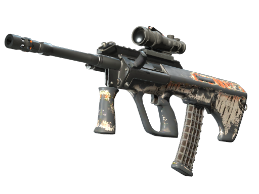 Buy CS2 rifle StatTrak™ AUG | Bengal Tiger (Battle-Scarred) skin