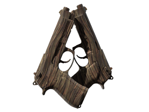 Buy CS2 pistol Dual Berettas | Drift Wood (Factory New) skin