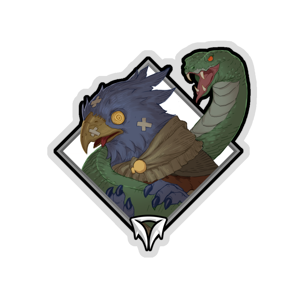 Buy Dota 2  Glitter Crownfall Sticker - Snake Charmer skin
