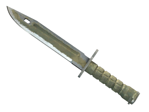 Buy CS2 knife ★ Bayonet | Safari Mesh (Battle-Scarred) skin