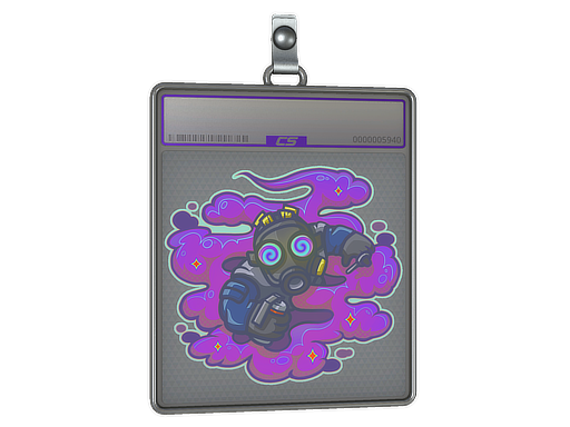 Buy CS2 charm Sticker Slab | Get Smoked (Holo) skin