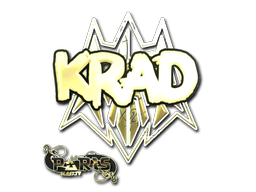 Buy CS2 sticker Sticker | Krad (Gold) | Paris 2023 skin