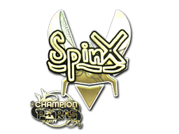 Buy CS2 sticker Sticker | Spinx (Gold, Champion) | Paris 2023 skin