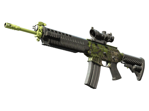Buy CS2 rifle Souvenir SG 553 | Lush Ruins (Factory New) skin