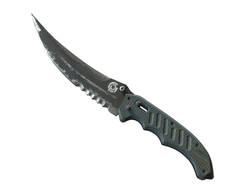 Buy CS2 knife ★ Flip Knife | Night (Battle-Scarred) skin