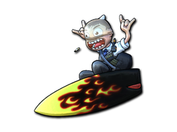 Buy CS2 sticker Sticker | Blaze Surf K (Foil) skin
