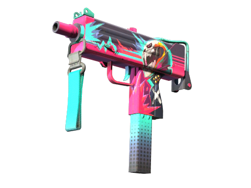 Buy CS2 smg StatTrak™ MAC-10 | Neon Rider (Well-Worn) skin
