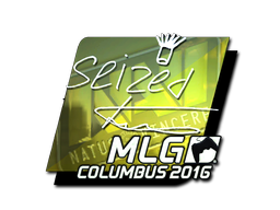 Buy CS2 sticker Sticker | seized (Foil) | MLG Columbus 2016 skin