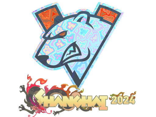 Buy CS2 sticker Sticker | Virtus.pro (Holo) | Shanghai 2024 skin