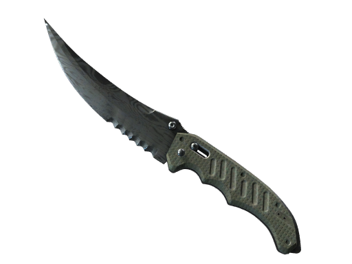 Buy CS2 knife ★ Flip Knife | Damascus Steel (Battle-Scarred) skin