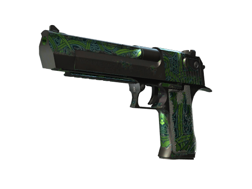 Buy CS2 pistol Desert Eagle | Emerald Jörmungandr (Battle-Scarred) skin