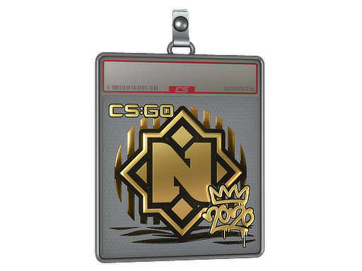Buy CS2 charm Sticker Slab | Nemiga (Gold) | 2020 RMR skin