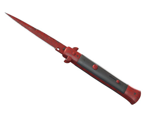 Buy CS2 knife ★ Stiletto Knife | Crimson Web (Well-Worn) skin