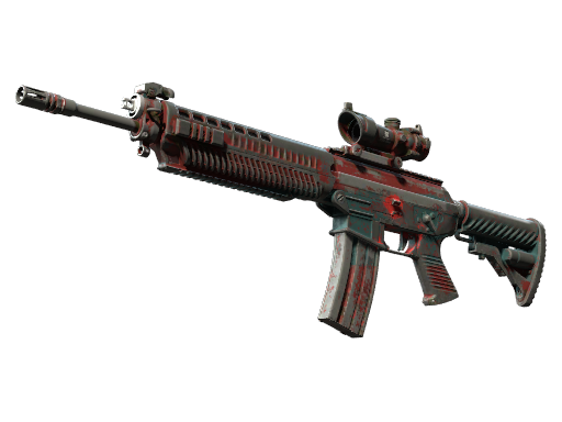 Buy CS2 rifle SG 553 | Fallout Warning (Battle-Scarred) skin