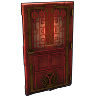 Buy Rust misc Lunar Horse Fortune Wooden Door skin