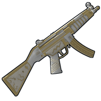 Buy Rust weapon Thundergold MP5 skin