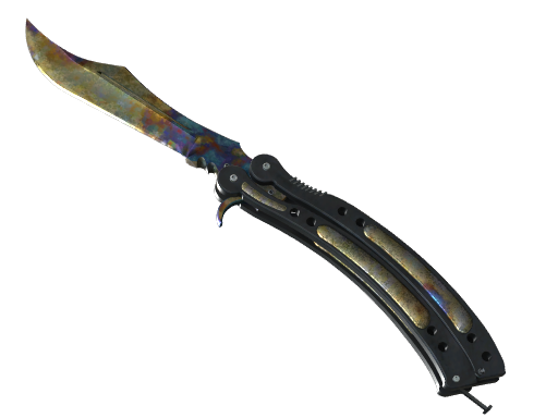 Buy CS2 knife ★ StatTrak™ Butterfly Knife | Case Hardened (Battle-Scarred) skin