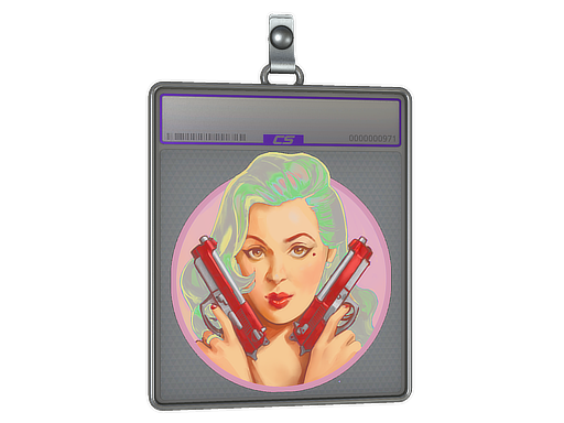 Buy CS2 charm Sticker Slab | Merietta (Holo) skin