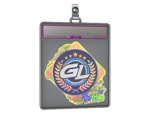 Buy CS2 charm Sticker Slab | GamerLegion (Holo) | Rio 2022 skin