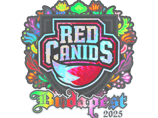 Buy CS2 sticker Sticker | RED Canids (Holo) | Budapest 2025 skin
