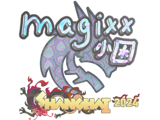 Buy CS2 sticker Sticker | magixx (Holo) | Shanghai 2024 skin