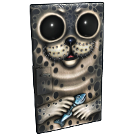 Buy Rust sheet metal door Harbor Seal Door skin