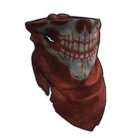 Buy Rust clothing Red Skull Bandana skin