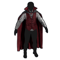 Buy Rust clothing Dracula Cape skin