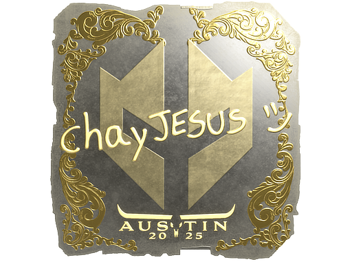 Buy CS2 sticker Sticker | chayJESUS (Gold) | Austin 2025 skin